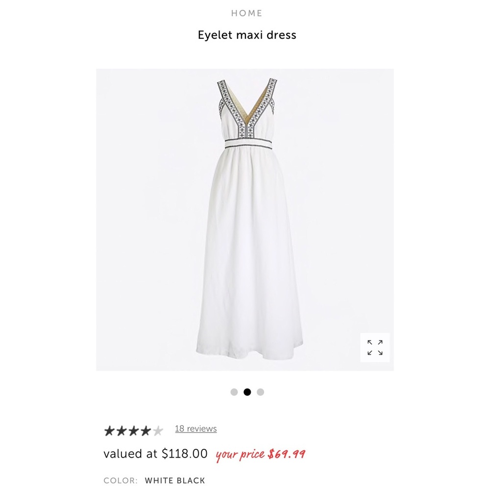 J. Crew maxi dress